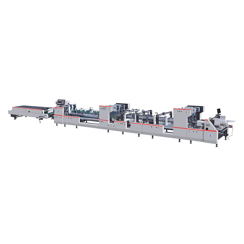 အလိုအလျောက်သော့ခတ်အောက်ခြေ Folder Gluer စက်
